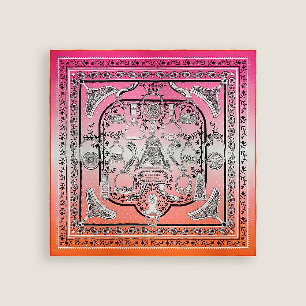 Etriers Remix bandana 55 | Hermès USA